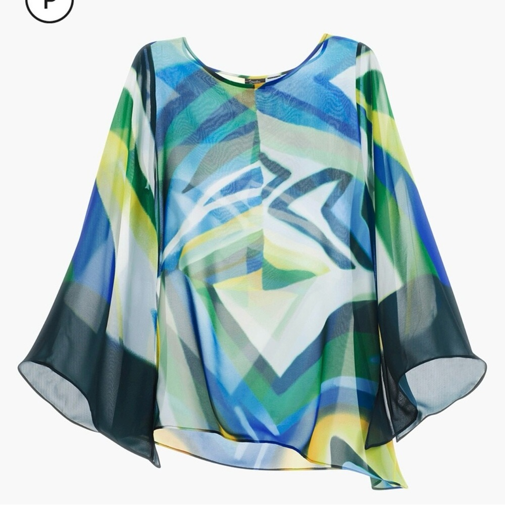 Chico’s travelers collection, top size 1.sizing chart in photos . Multicolored. - Picture 9 of 12